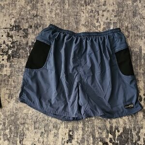 REI Athletic Blue and Black Shorts Lightweight Design